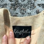 Vintage Robert Arthur Union Made Blazer and Skirt Suit Set w/ Belt Tan 12 Photo 1