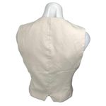 ZARA  Women's Beige Sleeveless V Neck Button Up Casual Blouse Vest Top Size S Photo 1