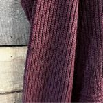 Vera Wang Simply Vera Vera Wang Burgundy Assymetrical Hem Sweater Size Medium Photo 5