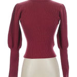 Farm Rio  Burgundy Knit Sweater Photo 0