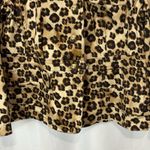 Charter Club  Woman 18W Leopard Print Round Collar Blazer Jacket Stretch Photo 1