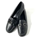 Franco Sarto Loafers Slip On Black Leather Shoes Size 11M Photo 1