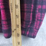 Columbia  Full Zip Fleece Sweater Jacket Women's Size Medium Pink Plaid Photo 9