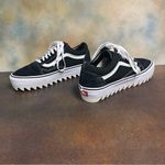 Vans Elevated 1.5" Sawtooth Women's Suede / Canvas Black Sneakers Size 10M Photo 9