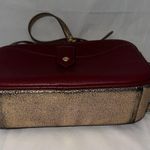 Vintage Gili Got It Love It Leather Cranberry Crossbody Purse Original Box Red Photo 5