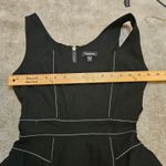 Bebe Size 4 Hour Glass Little Black Dress Stretchy Frill Cocktail Party Dress Photo 8