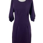 Antonio Melani Women's NEW Balloon Sleeve Plum Merino Wool Sweater Dress Size S Photo 1