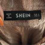 SheIn | Tan Ribbed Long Sleeve Crop Top Sz S Photo 5
