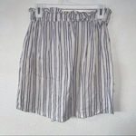 potter's pot Blue and White Striped Lightweight Mini Skirt Photo 4