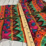 Maggy London Vintage Blouses Art to Wear Multicolor Silk Blazer Blouse Top sz 4 Photo 8