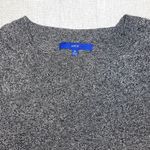 Apt. 9  | Marled Gray Long Sleeve Asymmetrical Hem Sweater | Medium Photo 5