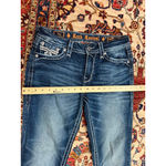 Rock Revival  Fay Easy Ankle Skinny Jeans 28 Embroidered Rhinestone Pockets Photo 2