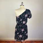 Love Shack Fancy Peyton One Shoulder Dress in Navy Cosmos Photo 5