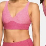 Outdoor Voices Plunge Bra Keyhole Back Rose
Clay Flamingo Pink- Size Small Photo 0