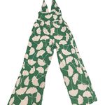 Diane Von Furstenberg  x‎ Target Green and Cream Leaf Jumpsuit Size Medium Photo 1