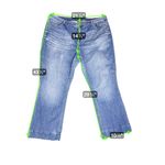 Lane Bryant  Mid Rise Boot Cut Jeans size 24 Photo 7