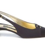 Susan Van Der Linde Slingback Kitten Heels Size 4.5 Photo 0