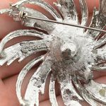 Silver Sarah Coventry brooch/Pin pinwheel // FLAWS SEE DESCRIPTION Photo 4