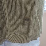 Ralph Lauren Lauren  Women's‎ Waffle Knit Cowl Neck Hoodie Pullover Green Size M Photo 9