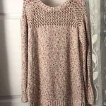 Torrid  Chunky Knit open weave crewneck Sweater women sz 0 (L) cotton blended Photo 0