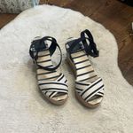 Tory Burch Striped Espadrille Wedge Sandals Photo 2