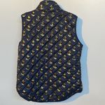 Simply Southern Navy Gold Anchor Puffer Vest Size XL Photo 4