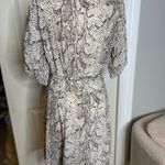 Reformation  Monica women’s snake print dress L Photo 8