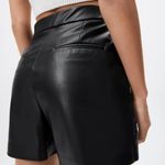 ZARA Leather Shorts Faux Photo 1