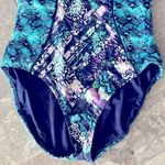 Kenneth Cole One Piece Swimsuit w/Removable Strap, Size L Photo 2