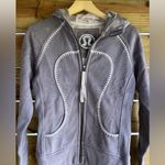 Lululemon 🍋 Special addition grey scuba hoodie in size 6 Photo 3
