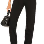 Mother High Waist Rider Ankle Kick Flare Not Guilty Black Jean 29 Photo 0