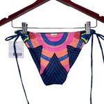 Mara Hoffman New  Starbasket Tie Side Bikini Bottom Sz L Photo 3