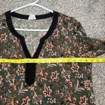 Late August  Women’s 3/4 sleeve Floral‎ Blouse Size Large Photo 4