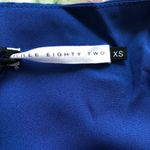 Three Eighty Two  Womens Dress XS Blue Tatianna‎ Cold Shoulder Ruffle Mini NWT Photo 6