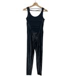 Koral  Jet Infinity Jumpsuit Women’s Medium Black Strappy Back Bodysuit Stretch Photo 5