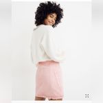 Madewell  light pink Rigid Denim high-waist straight mini skirt 27 Photo 2