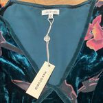 Max Studio  Velvet Burnout Woodland Fairy Babydoll Tiered Flutter Slv Green M Photo 9