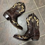 Old Gringo  Yippee Ki Yay Cowboy Cowgirl Western Boots Flame Stitching Brown 5.5 Photo 11