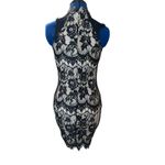 Filly Flair Lace Mini Dress Cocktail Women's Size M Sleeveless Fitted Homecoming Photo 7