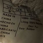 Toms Ankle Booties Suede Wedge Shoes Brown Shearling Lined 9 Photo 7