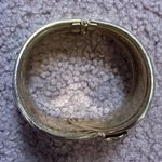 EUC VTG Tiger Clamper Bracelet Massive 1980s Bracelet Clamper Bangle Bracelet Gold Photo 4