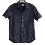 J.Crew Women’s S Blue Floral Short Sleeve Button Photo 0