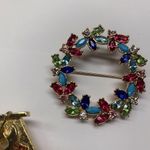 Lot Of 3 All Signed Gold Tone Vintage Photo 4