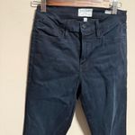 frame denim  | Byxbee Dark Wash Le High Skinny Jeans with Tiered Fringe- Size 28 Photo 10