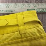 Marc by Marc Jacobs ‎ Yellow A Line Belted Button Down Cargo Pocket Skirt Size 8 Photo 4