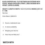 ZARA flat pleated shopper bag Photo 5