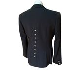 Versace Vintage 90’s Jeans Couture Black Wool Blazer, Sz 6 Photo 3