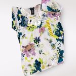 Premise NWT Floral Linen Tunic Top Size M Floral Spring Casual Photo 3