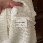 White Fox Boutique White Fox Oversized Relaxed Fit White Chunky Knit Sweater Small/Medium Photo 5