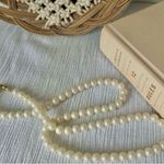 Powder Pink Pearl Necklace Vintage “Dinah” Peachy Elegant Classic Minimal Pearlcore Photo 6